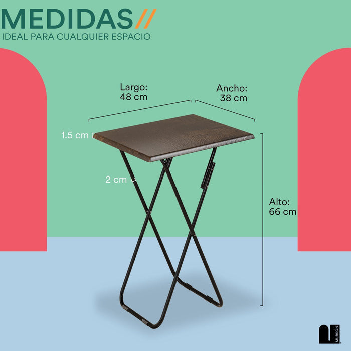 Mesa Plegable. Mesa Auxiliar Multiusos Otami