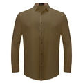 Modern Class Button up shirt KHAKI - Dudes Boutique