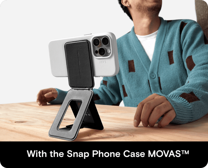 Moft Snap Phone Tripod Stand MOVAS™ - MagSafe Compatible - Misty Cove #color_misty-cove