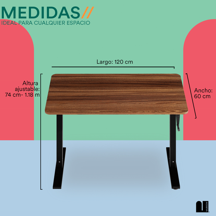 Mubson Escritorio Elevable Manual. Escritorio Gamer Fazta