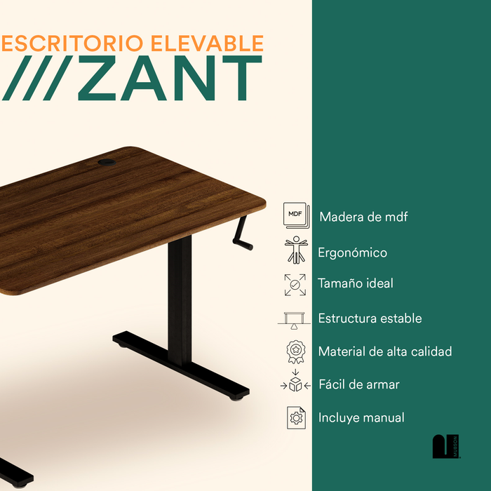 Mubson Escritorio Elevable Manual. Escritorio Gamer Zant