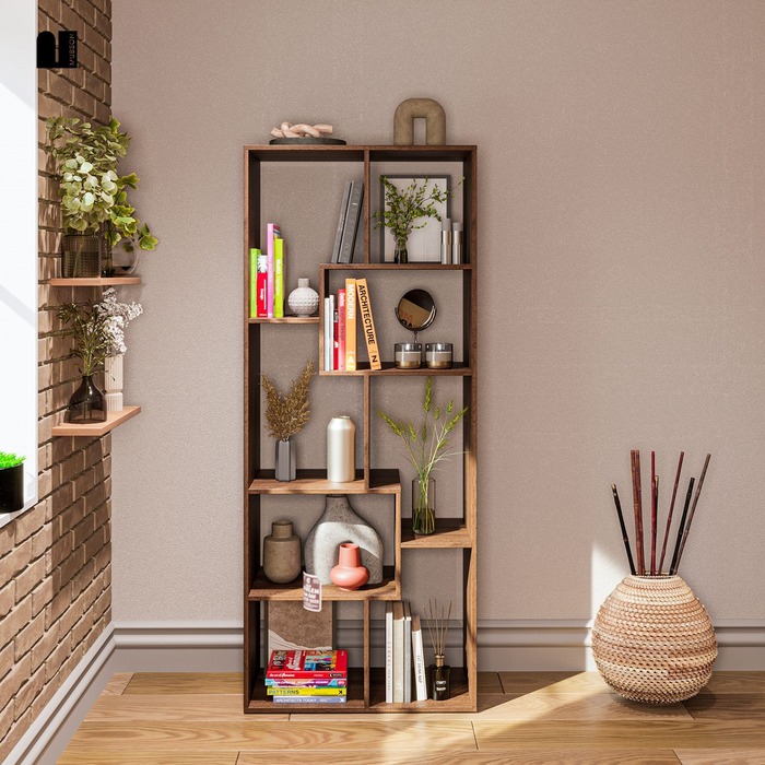 Mubson Librero con 8 Repisas. Estanteria para Sala Parma