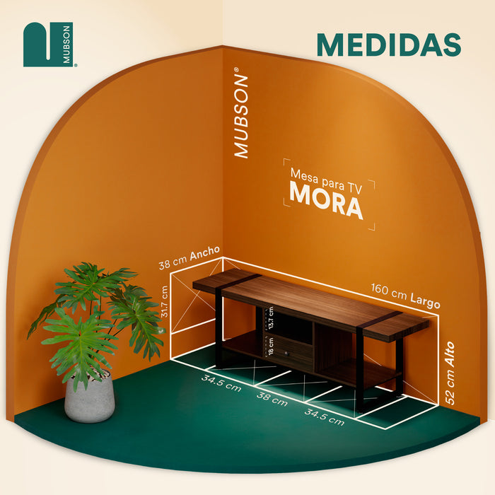 Mubson Mueble para TV. Centro de Entretenimiento Mora