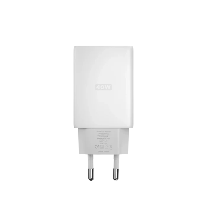 Nomad 40W Slim USB-C Power Adapter - White #color_white