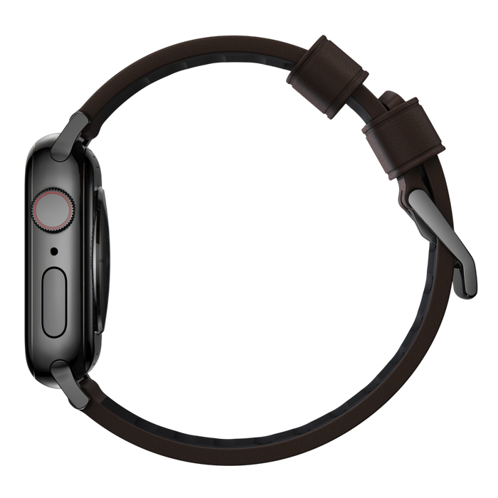 Nomad Active Band Pro Leather Band for Apple Watch 49mm / 46mm / 45mm - Rustic Brown #color_rustic-brown