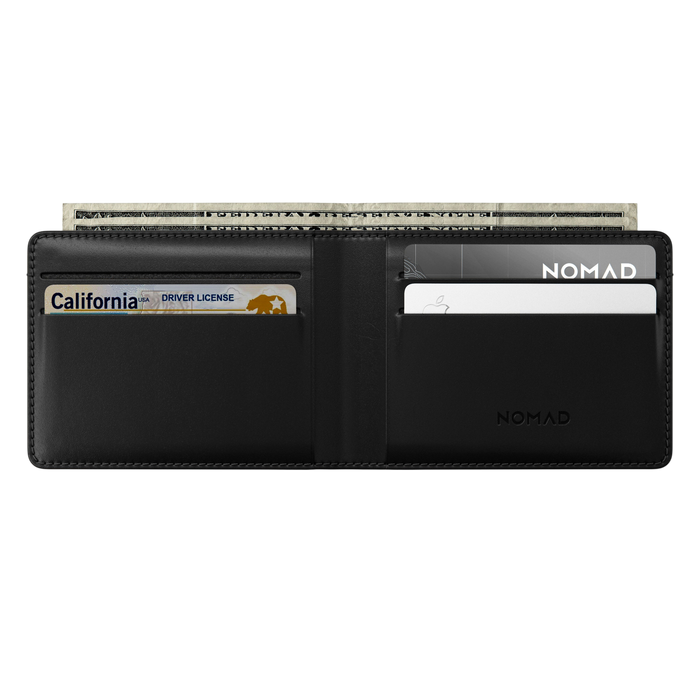 Nomad Bifold Wallet (Horween Leather) - Black #color_black