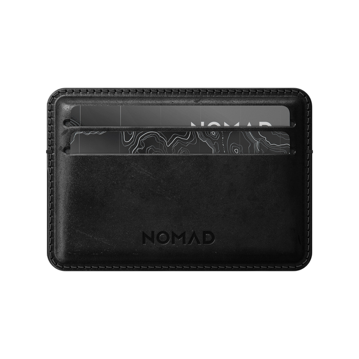 Nomad Card Wallet (Horween Leather) - Black #color_black