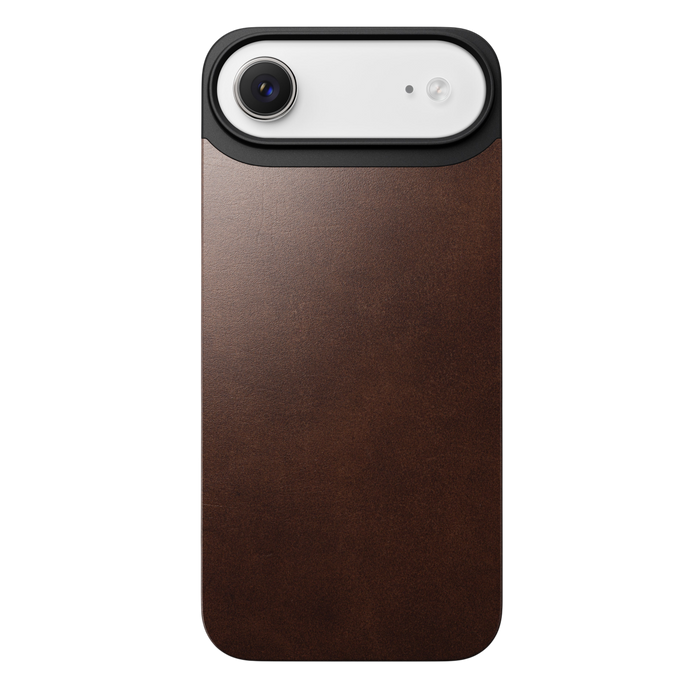 Nomad Mag Back Leather Case for iPhone Air (Horween Leather) - Rustic Brown #color_rustic-brown