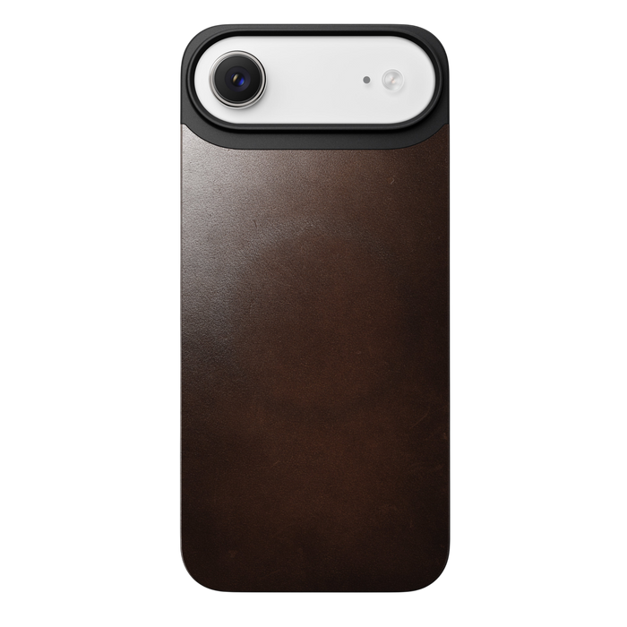 Nomad Mag Back Leather Case for iPhone Air (Horween Leather) - Rustic Brown #color_rustic-brown