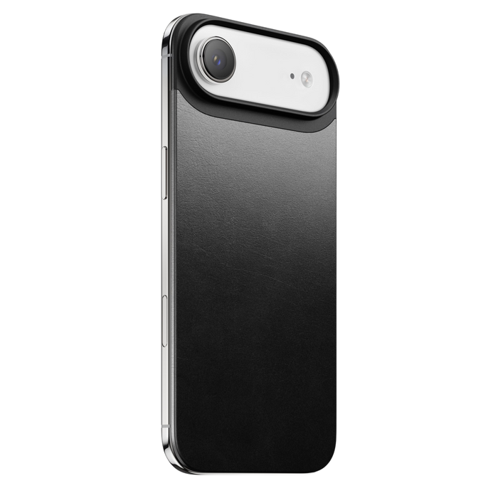 Nomad Mag Back Leather Case for iPhone Air (Horween Leather) - Black #color_black