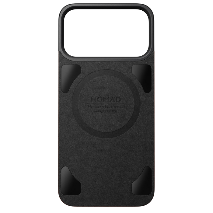 Nomad Mag Leather Back Case for iPhone 17 Pro Max - Rustic Brown #color_rustic-brown