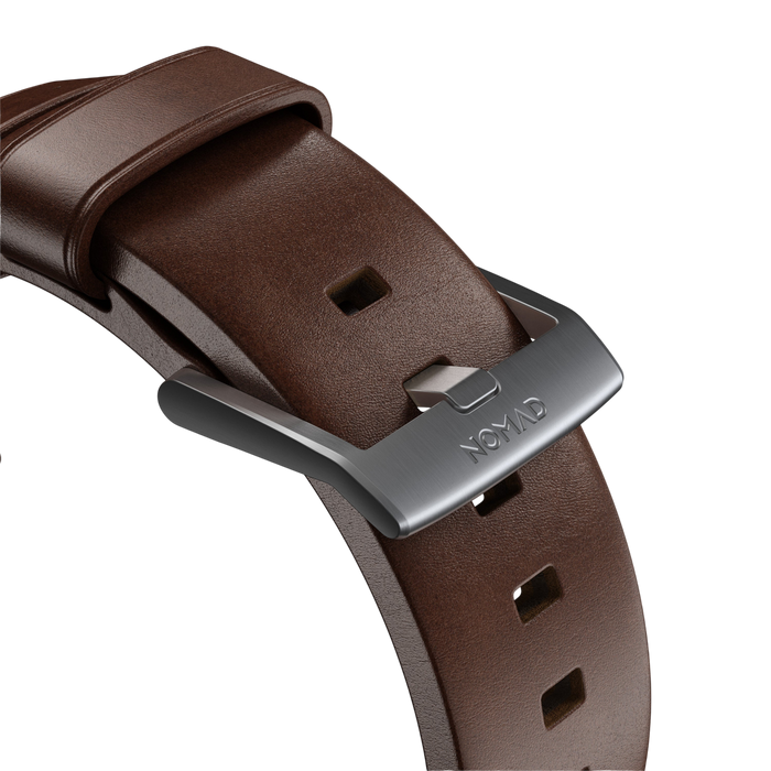 Nomad Modern Band for Apple Watch 49mm / 46mm / 45mm (Brown / Horween Leather)