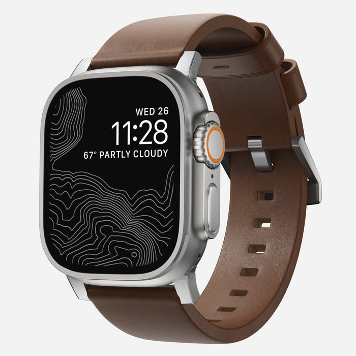 Brown / Silver Hardware