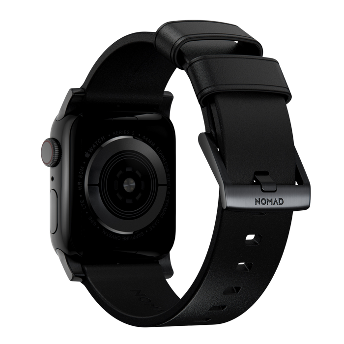 Nomad Modern Leather Band for Apple Watch Ultra 3 / 2 / 1 - 49mm - Black #color_black