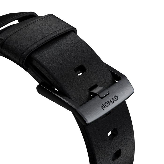 Nomad Modern Leather Band for Apple Watch Ultra 3 / 2 / 1 - 49mm - Black #color_black