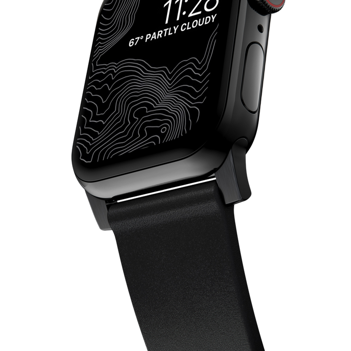Nomad Modern Leather Band for Apple Watch Ultra 3 / 2 / 1 - 49mm - Black #color_black