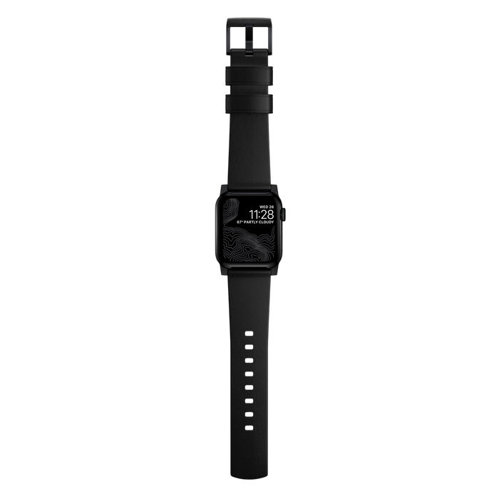 Nomad Modern Leather Band for Apple Watch Ultra 3 / 2 / 1 - 49mm - Black #color_black