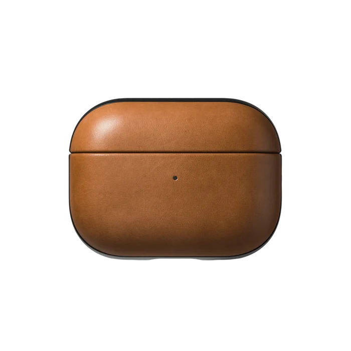 Nomad Modern Leather Case for AirPods Pro 2 - English Tan #color_english-tan
