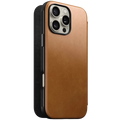 Nomad Modern Leather Folio Case for iPhone 16 Pro Max - English Tan