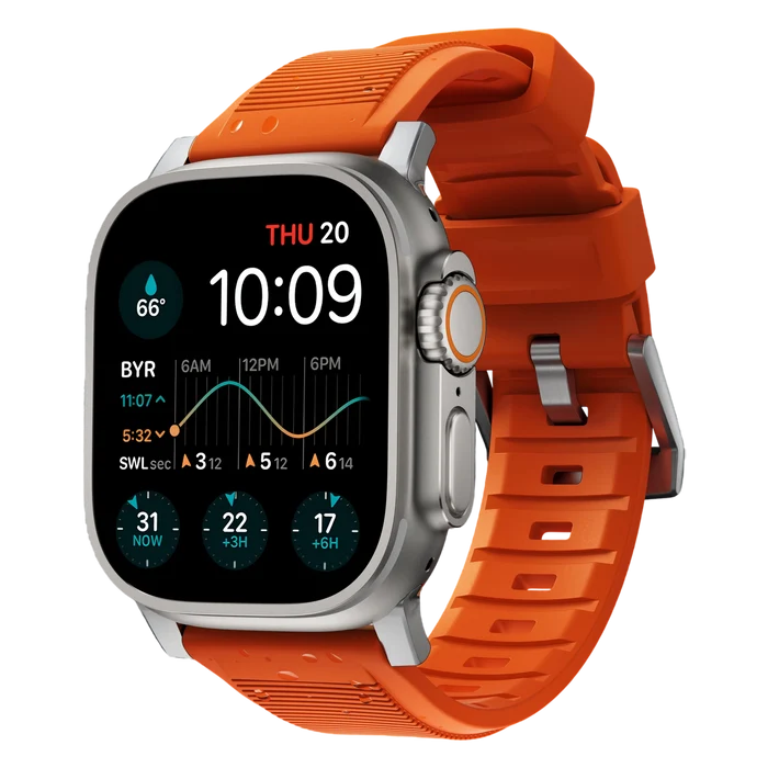 Ultra Orange / Silver Hardware