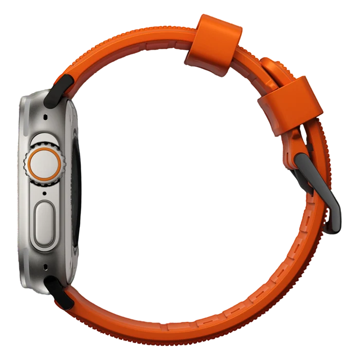 Nomad Rugged Band for Apple Watch Ultra 49mm - Ultra Orange #color_ultra-orange
