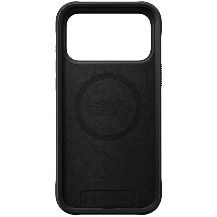Nomad Rugged Leather Case for iPhone 17 Pro Max Horween) - Black #color_black