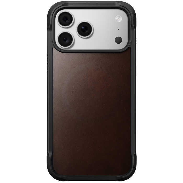 Nomad Rugged Leather Case for iPhone 18 Pro Max - side