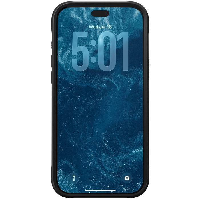 Nomad Rugged Leather Case for iPhone 18 Pro Max - angle