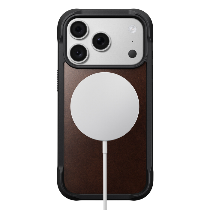 Nomad Rugged Leather Case for iPhone 18 Pro - back