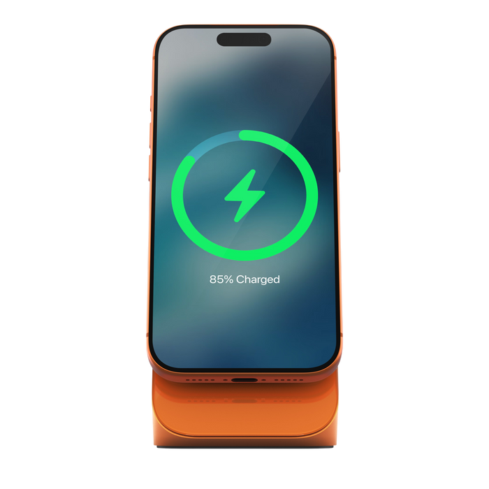Nomad Stand One (4th Gen) Qi2.2 - Stellar Orange #color_stellar-orange