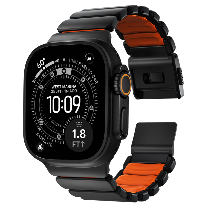 Nomad Stratos Band for Apple Watch Ultra 3 / 2 / 1 - 49mm - Orange #color_orange