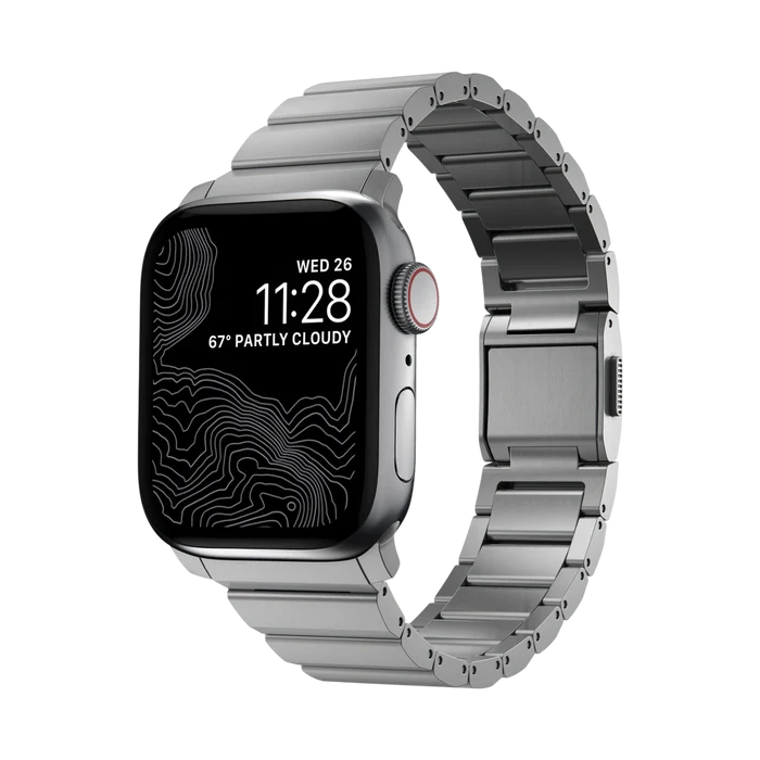 Nomad Titanium Band for Apple Watch 42mm / 41mm - Natural Hardware #color_natural-hardware