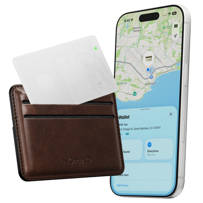 Nomad Tracking Card Air (V2) - Find My - White #color_white