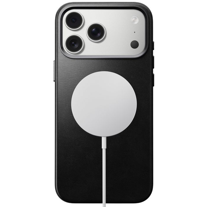 Nomad Traditional Leather Case for iPhone 17 Pro Max (Horween Leather) - Black #color_black