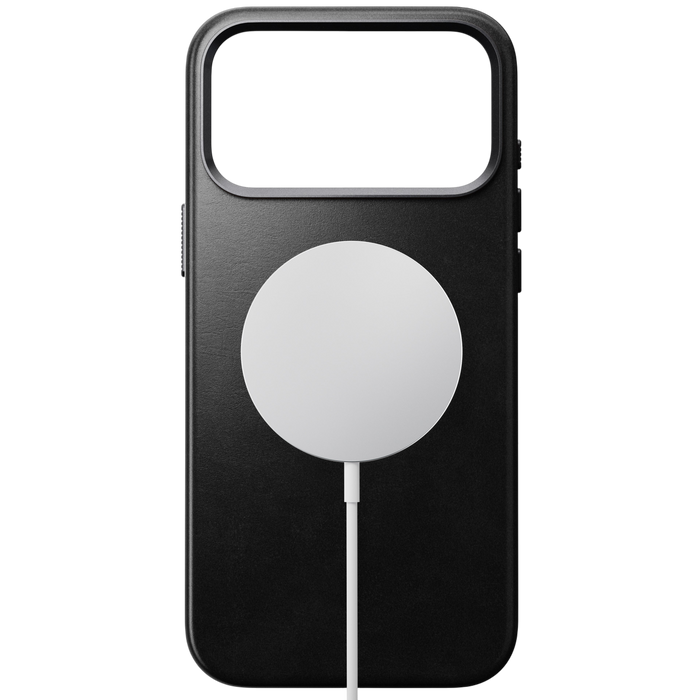 Nomad Traditional Leather Case for iPhone 17 Pro Max (Horween Leather) - Black #color_black