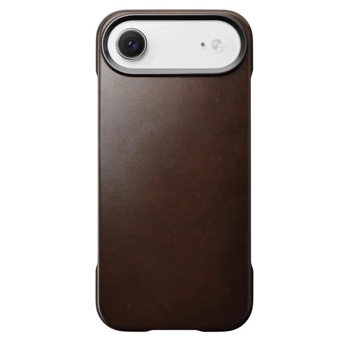 Nomad Traditional Leather Case for iPhone Air (Horween Leather) - Rustic Brown #color_rustic-brown