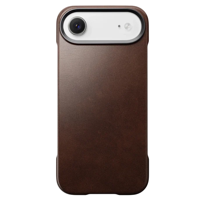Nomad Traditional Leather Case for iPhone Air (Horween Leather) - Rustic Brown #color_rustic-brown