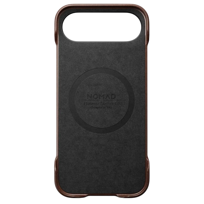 Nomad Traditional Leather Case for iPhone Air (Horween Leather) - Rustic Brown #color_rustic-brown