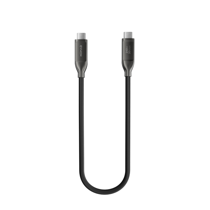Nomad USB4 USB-C Cable Kevlar - Carbide - 0.3M