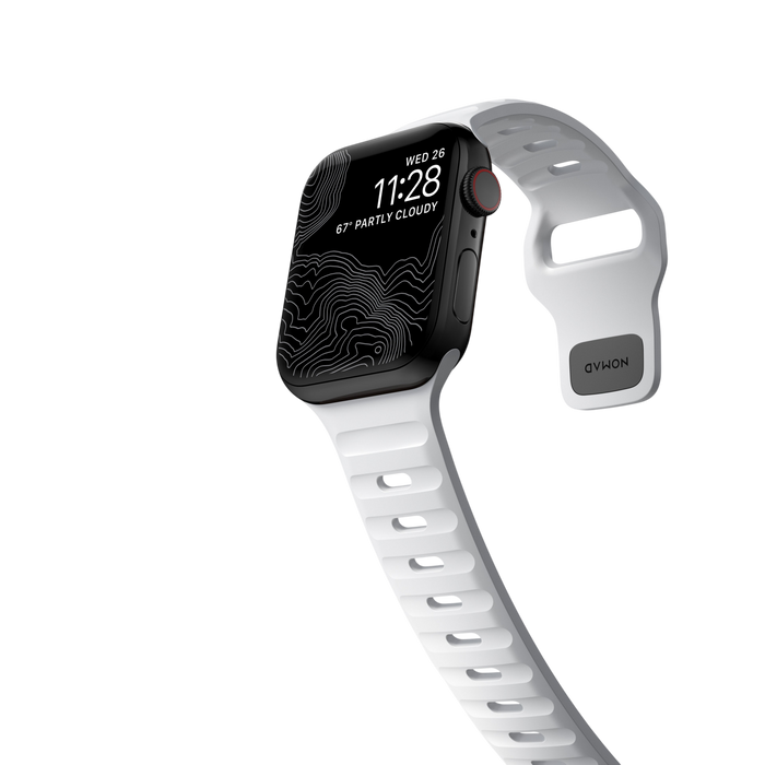 Nomad Waterproof Sport Band for Apple Watch 42mm / 41mm / 40mm - White #color_white