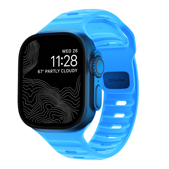 Nomad Waterproof Sport Band for Apple Watch 49mm / 46mm / 45mm - White #color_white