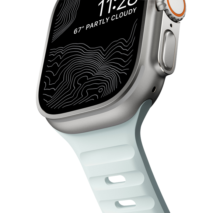 Nomad Waterproof Sport Band for Apple Watch 49mm / 46mm / 45mm - White #color_white