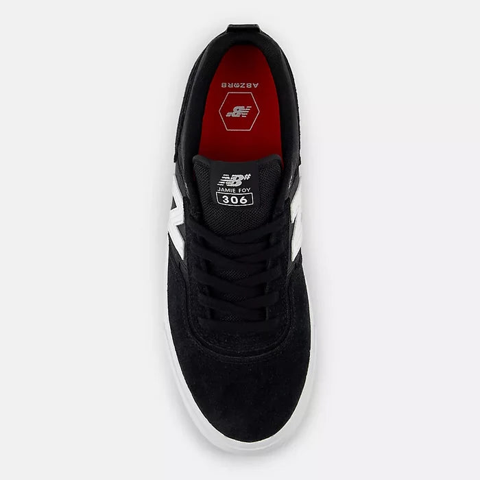 New Balance Numeric 306 Jamie Foy Black/White II Shoes (NM306BLJ)