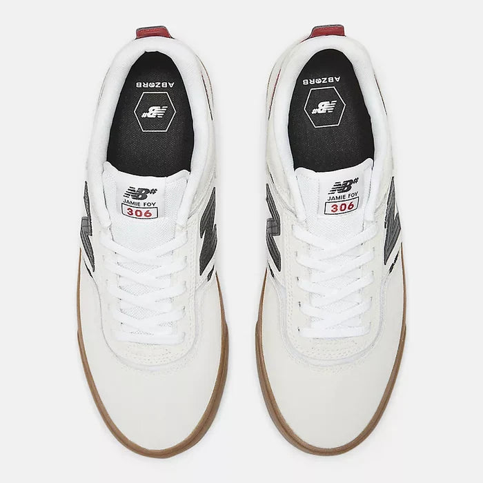 New Balance Numeric 306 Jamie Foy Sea Salt White Gum Shoes (NM306TPO)