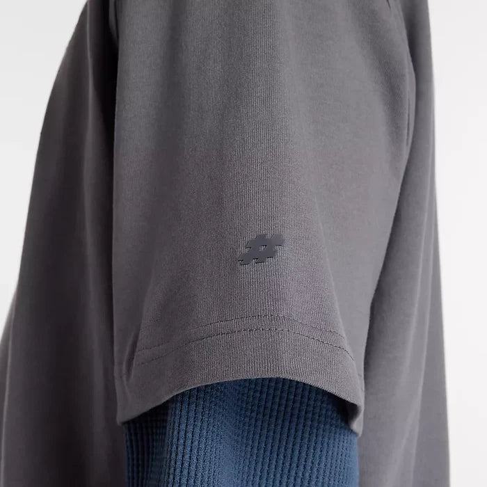 New Balance Numeric Cotton Jersey Castlerock S/s Shirt