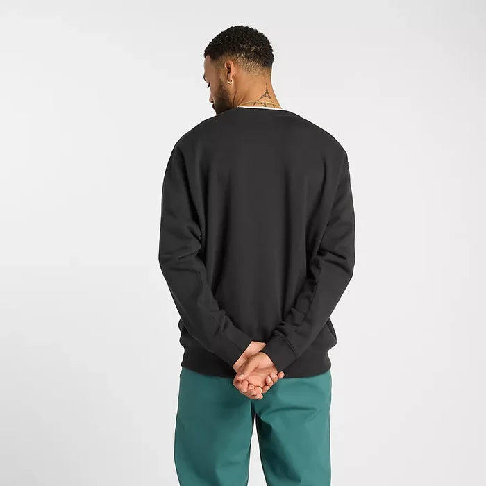 New Balance Numeric Logo Black French Terry Crewneck Sweatshirt