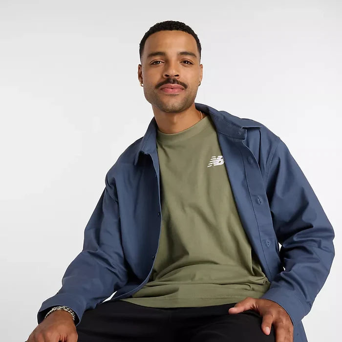 New Balance Numeric Small Logo Dark Olivine S/s Shirt
