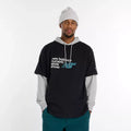 New Balance Numeric Stacked Graphic Black Multi Color S/s Shirt