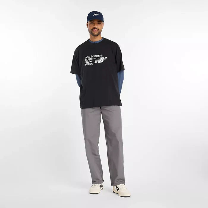 New Balance Numeric Stacked Graphic Black S/s Shirt