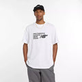 New Balance Numeric Stacked Graphic White S/s Shirt